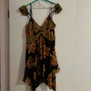 Free People Lace & Floral Tunic Dress